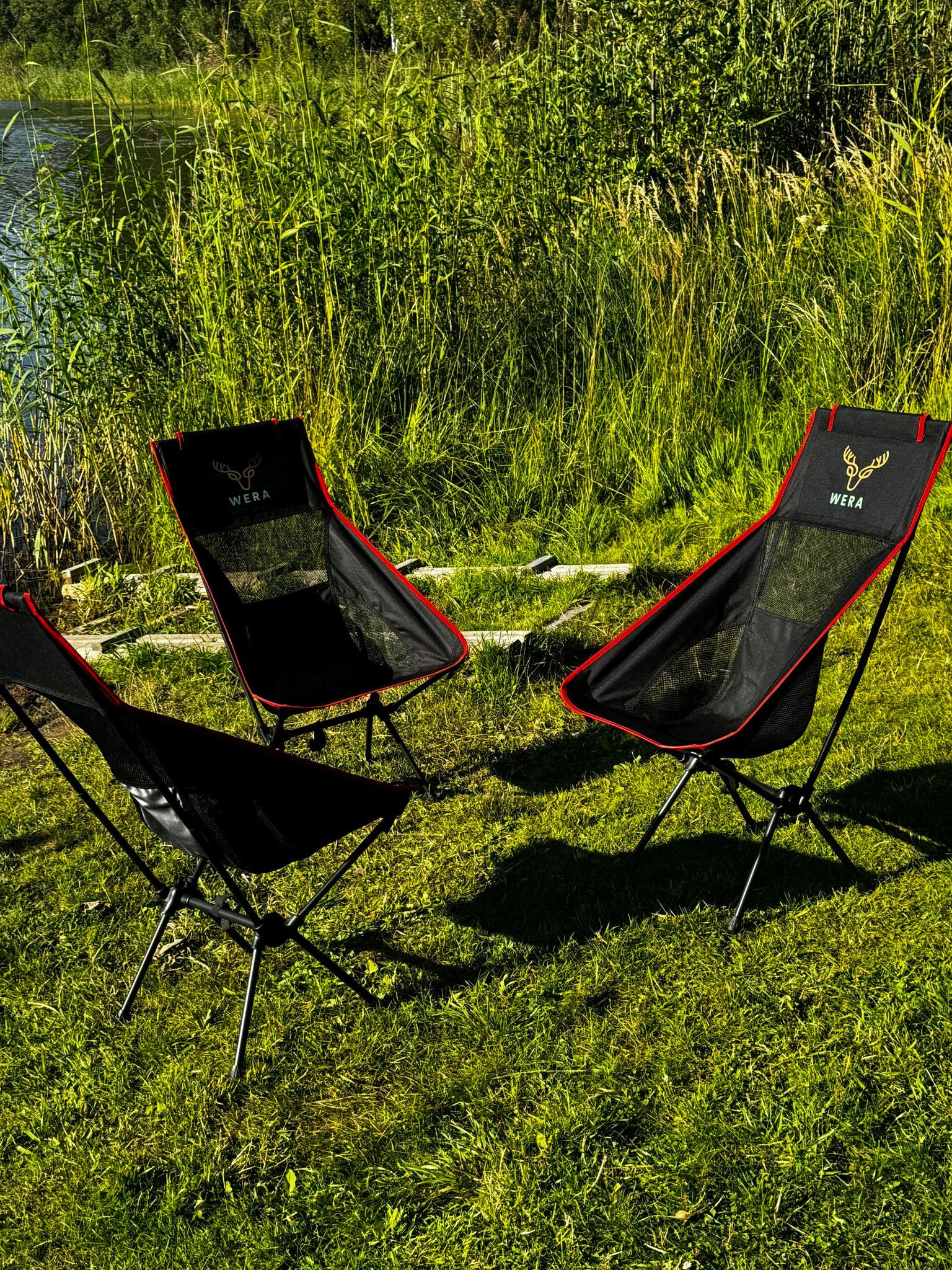 Wera camping chair high back