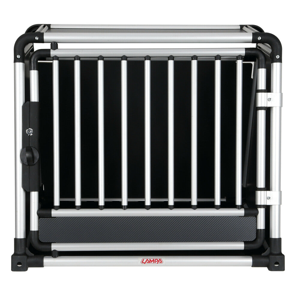 Premium hundbur i aluminium för personbil – Typ 2 – 80 × 65 × H 66 cm