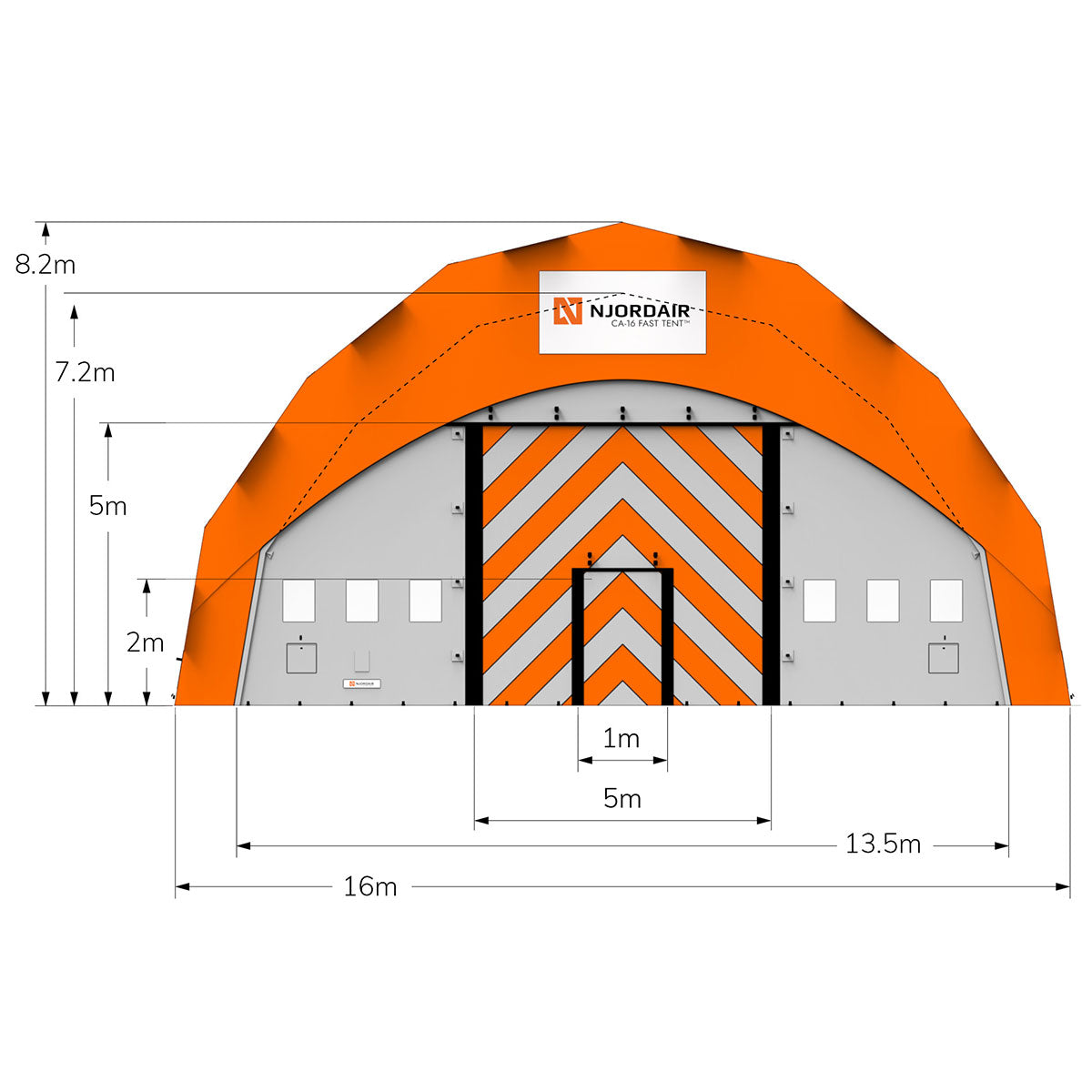 NjordAir CA-16 Fixed Tent