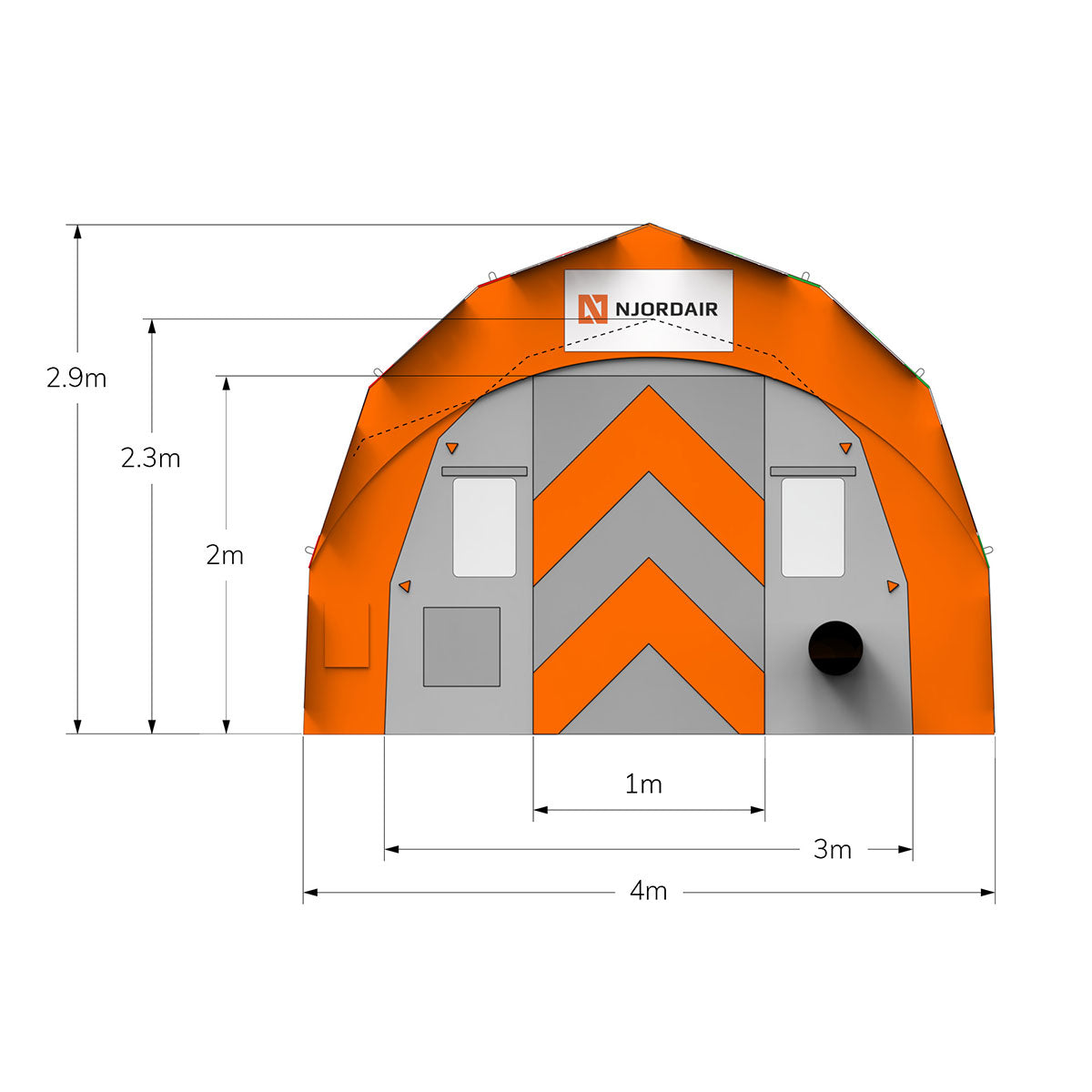 NjordAir CA-4 Fixed Tent