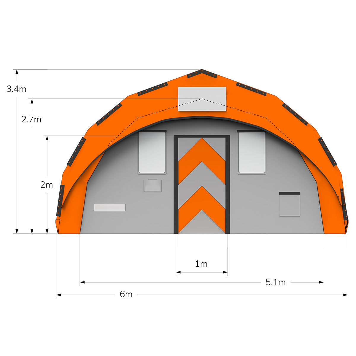 NjordAir CA-6 Fixed Tent