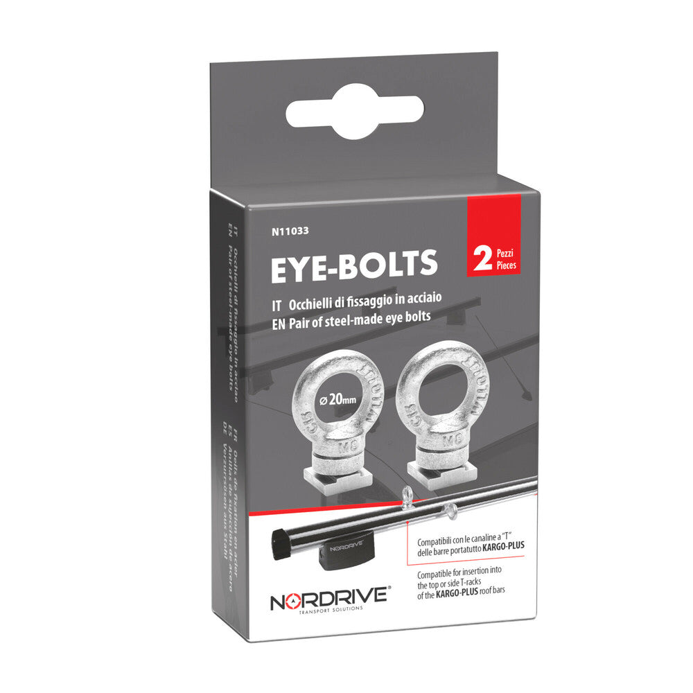 SET 2PCS FIXING EYEBOLT "KP-3" FOR "KARGO-PLUS" ROOFBARS