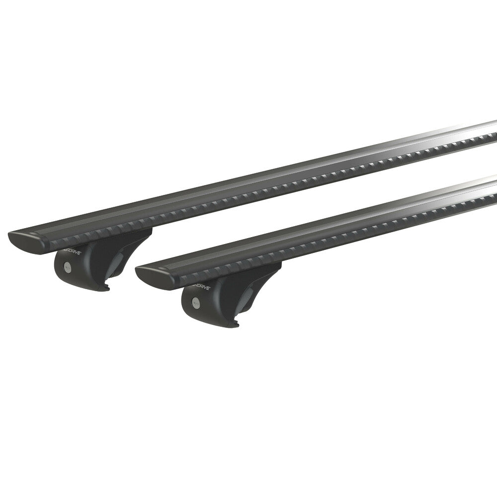 Silenzio Black Rail, complete set aluminium roof bars - M - Evos RA