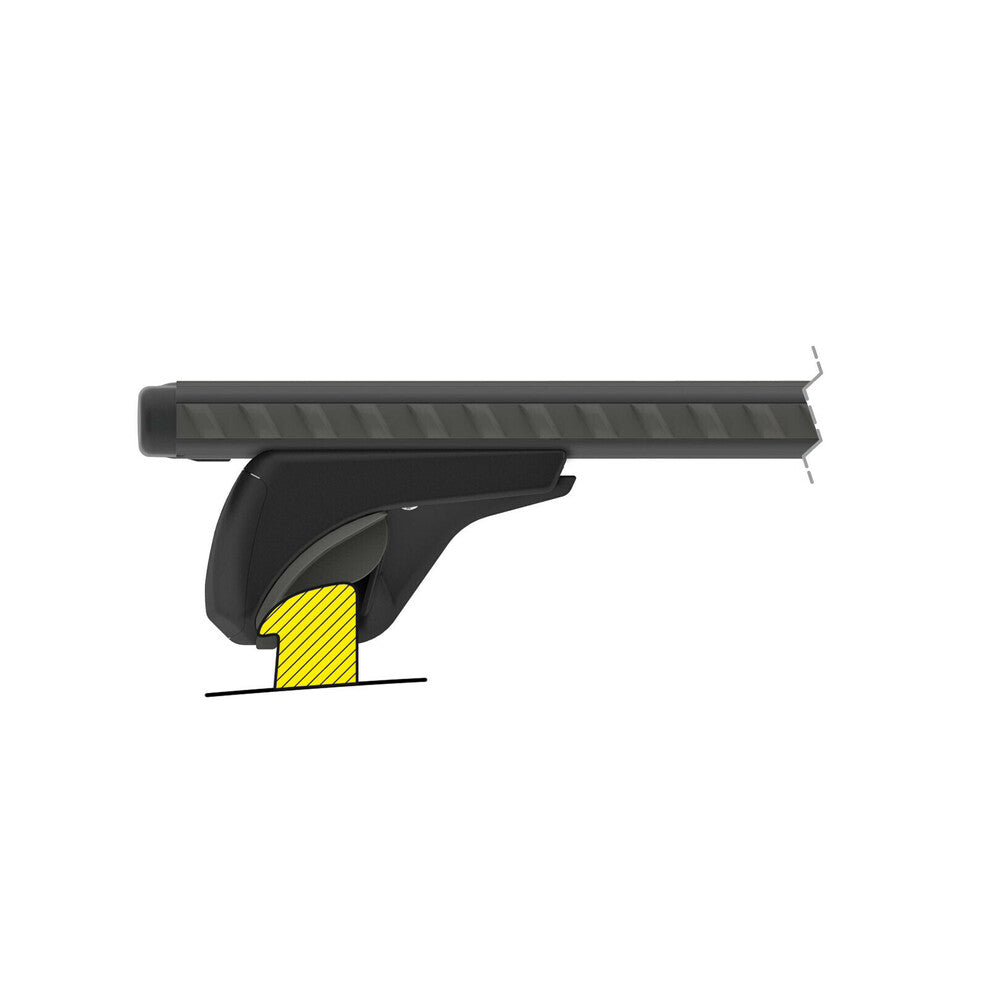Takräcke Silenzio Black In-Rail – komplett set i aluminium (M) – Evos IA