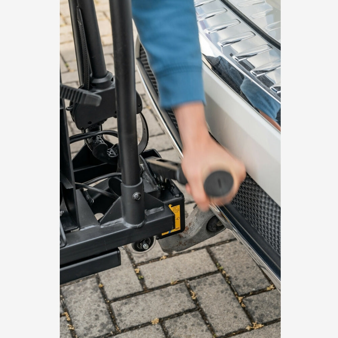 Hitchflow – hopfällbar cykelhållare för dragkrok