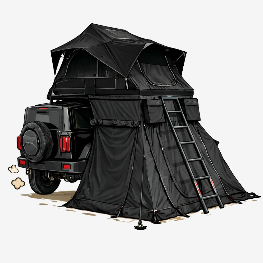 Förtältsrum till 160R – lagom extra yta, precis där den behövs