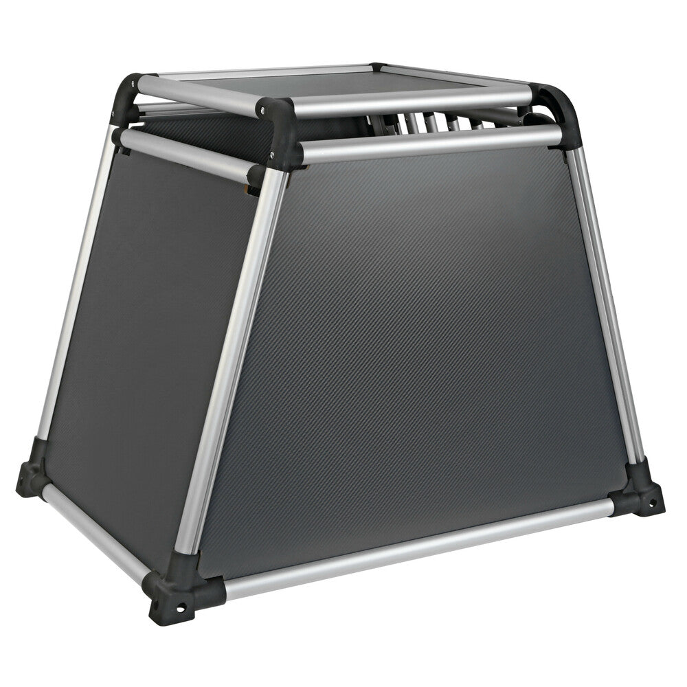 Premium hundbur i aluminium för personbil – Typ 7 – 60 × 85 × H 86 cm