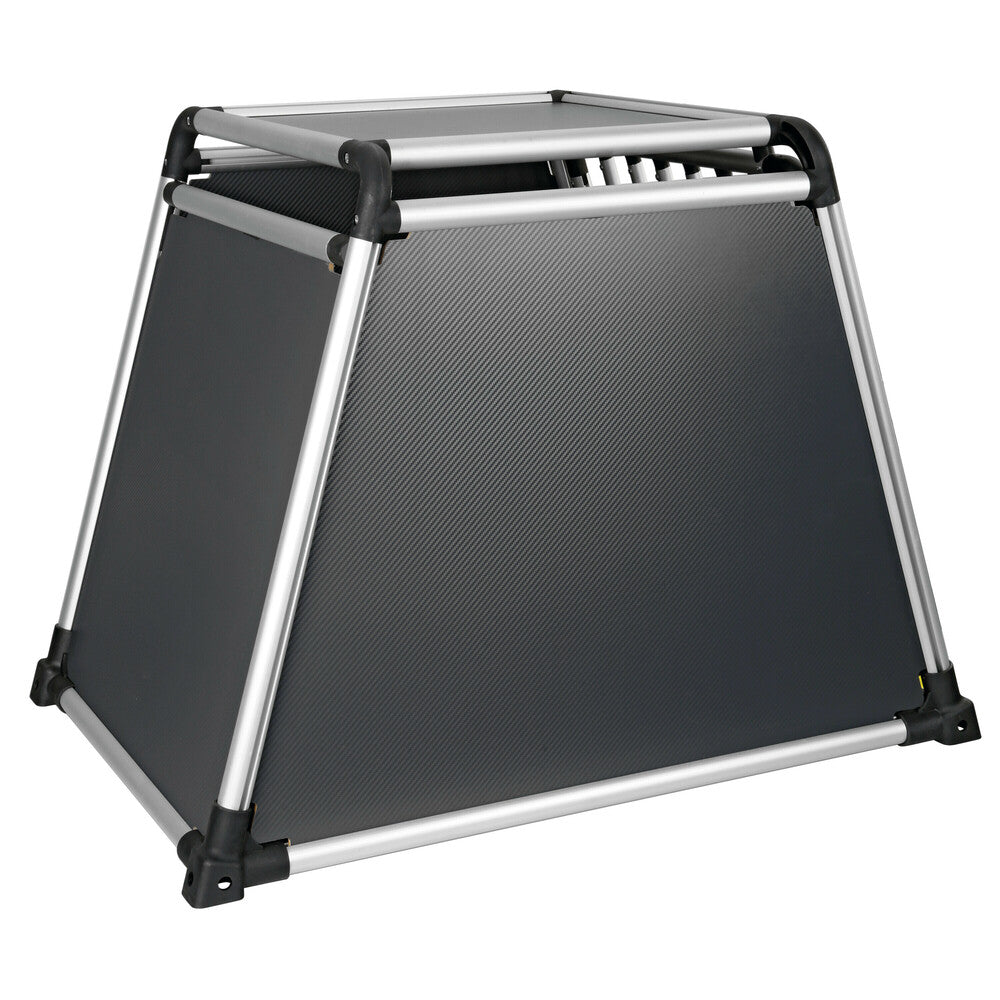 Premium hundbur i aluminium för personbil – Typ 9 – 65 × 92 × H 70 cm