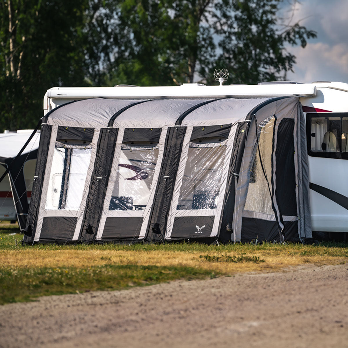luft markise til campingvogn Markise Wera Bohus AIR 380