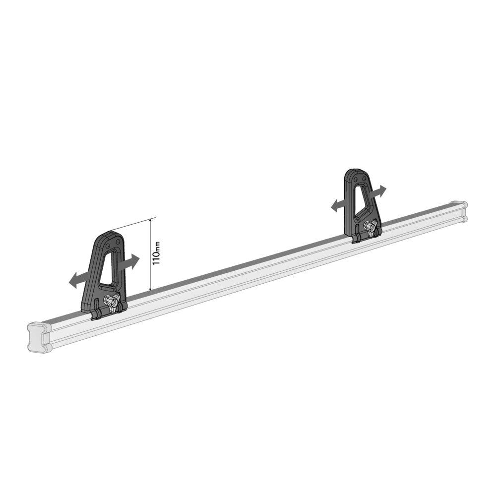 2PCS LOAD-STOPPERS"K-1" FOR "KARGO"  ROOFBARS