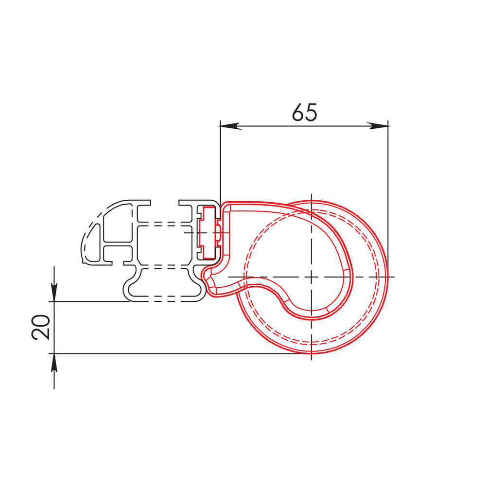 ROLLER KIT FOR KARGO PLUS KP-0,64CM