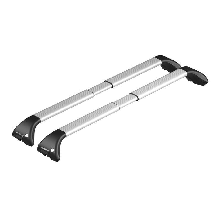 Roof rail Snap Alu In-Rail telescope - complete set in aluminium