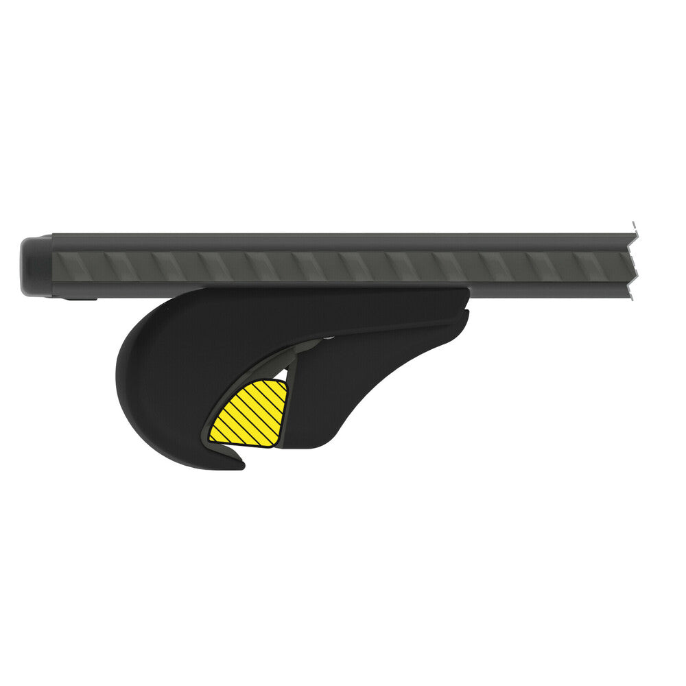 Silenzio Black Rail, complete set aluminium roof bars - S - Evos RA