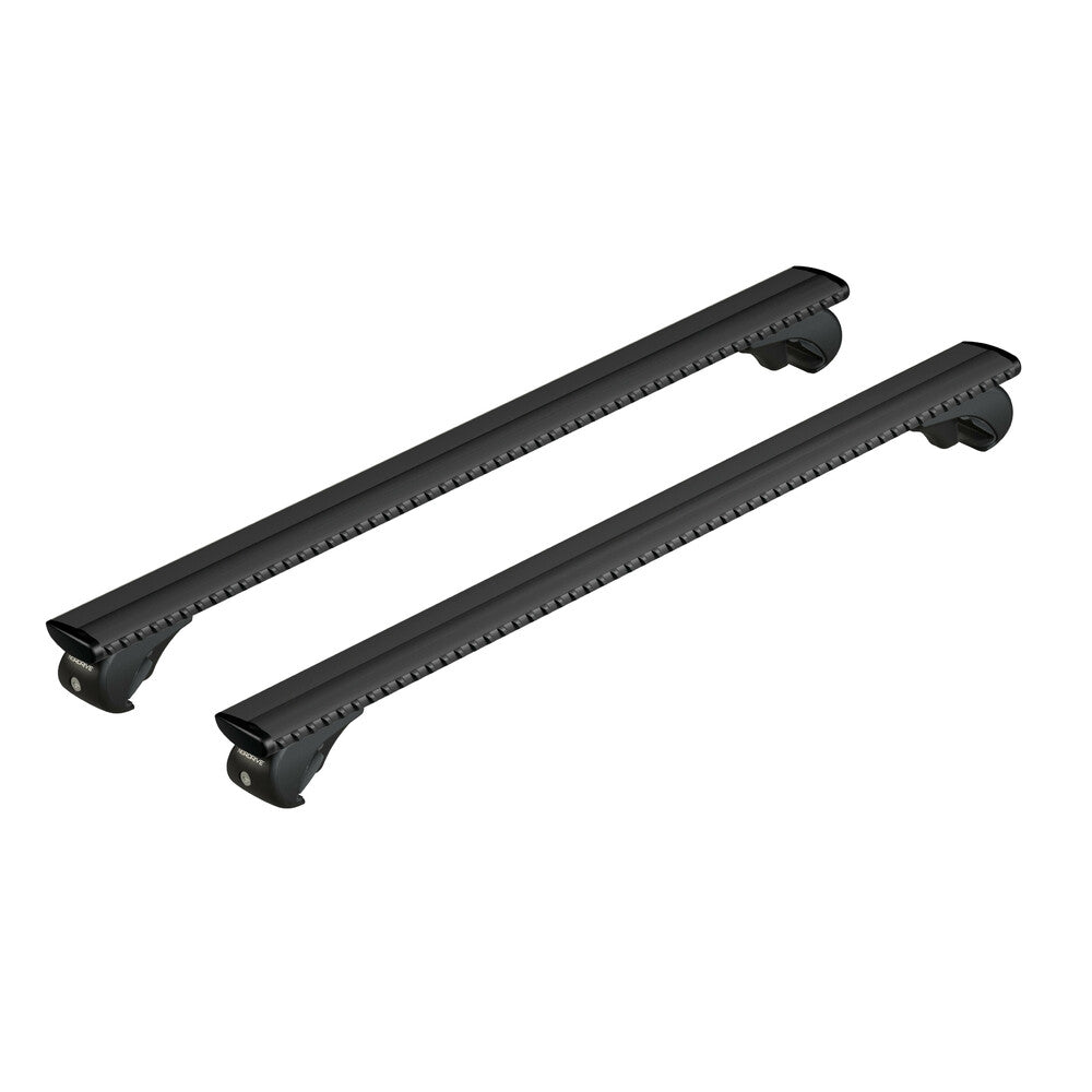 Silenzio Black Rail, complete set aluminium roof bars - S - Evos RA