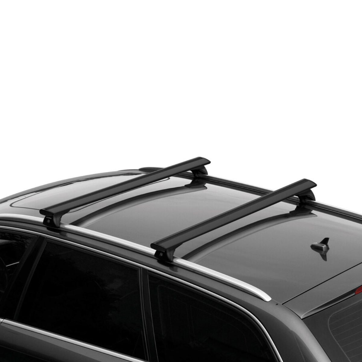 Takräcke Silenzio Black In-Rail – komplett set i aluminium (L) – Evos IA