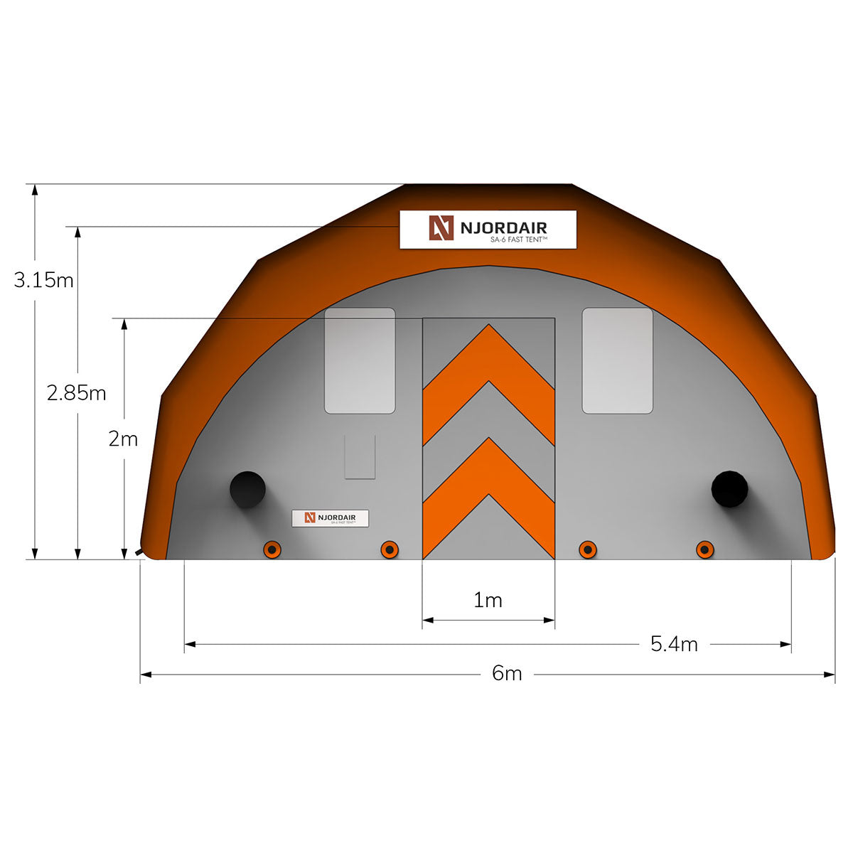 NjordAir SA-6 Fast Tent