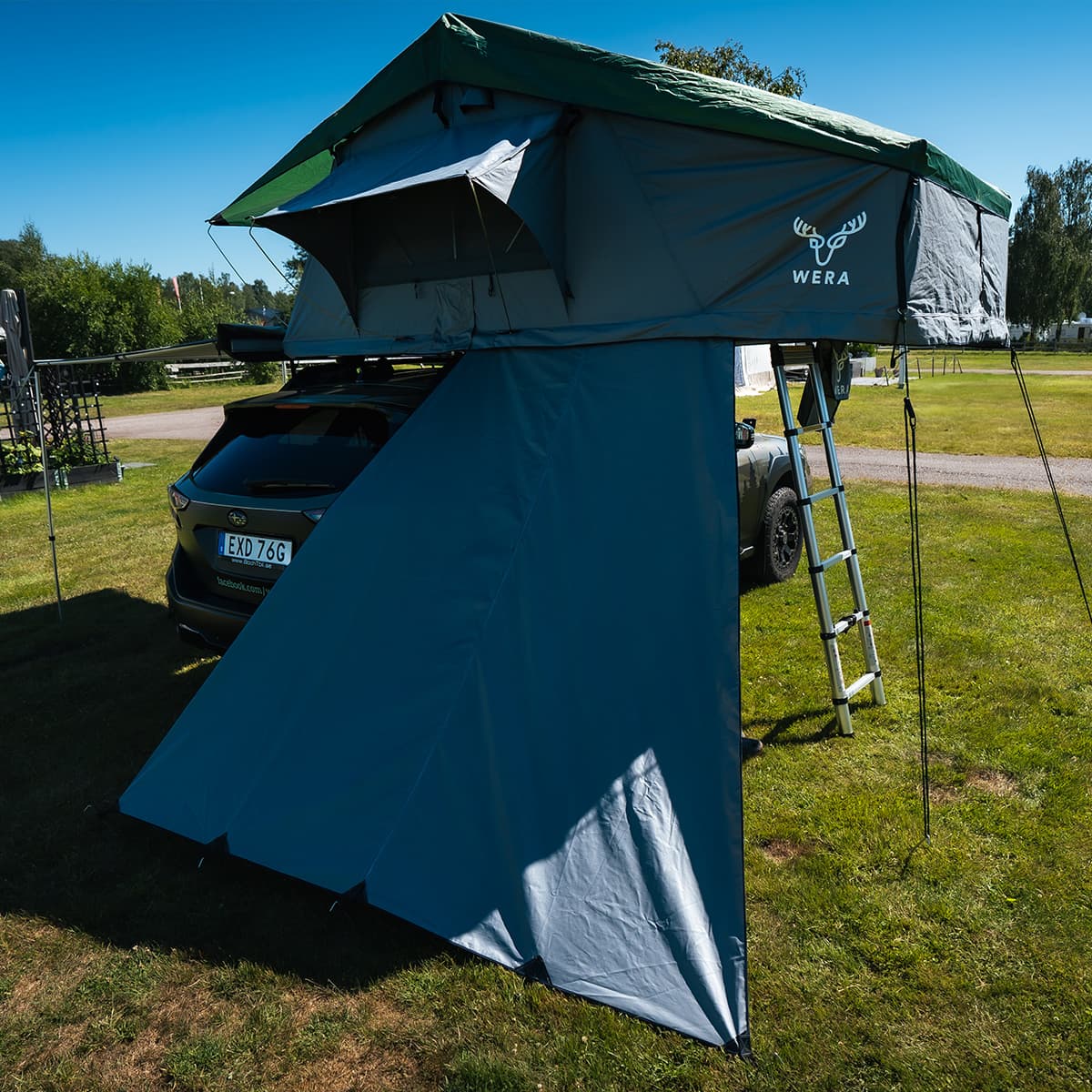 Wind protection Roof tent: Width 120/240 Height 230